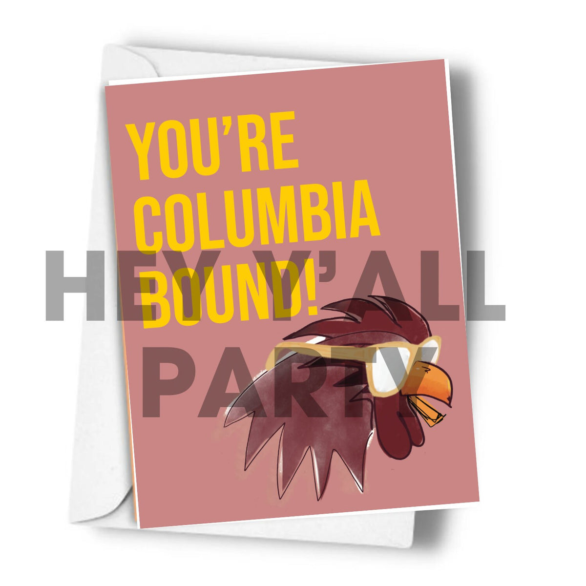 Congrats You're South Carolina Bound Greeting Card