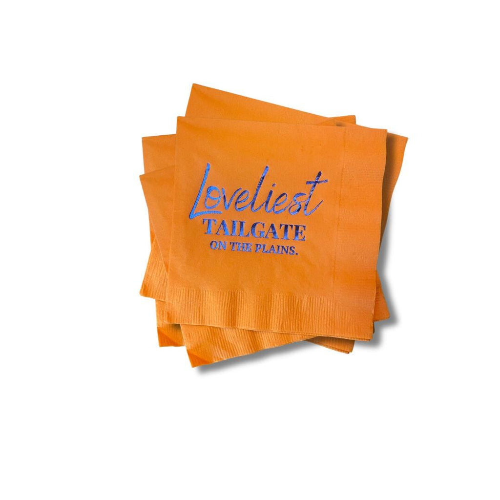 Loveliest Tailgate on the Plains Napkins