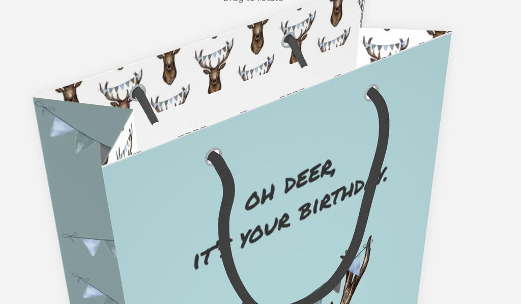 Oh Deer It's Your Birthday Gift Bag