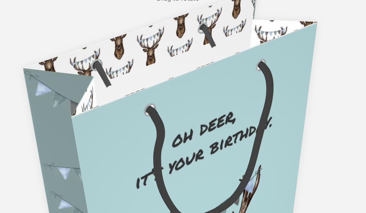Oh Deer It's Your Birthday Gift Bag