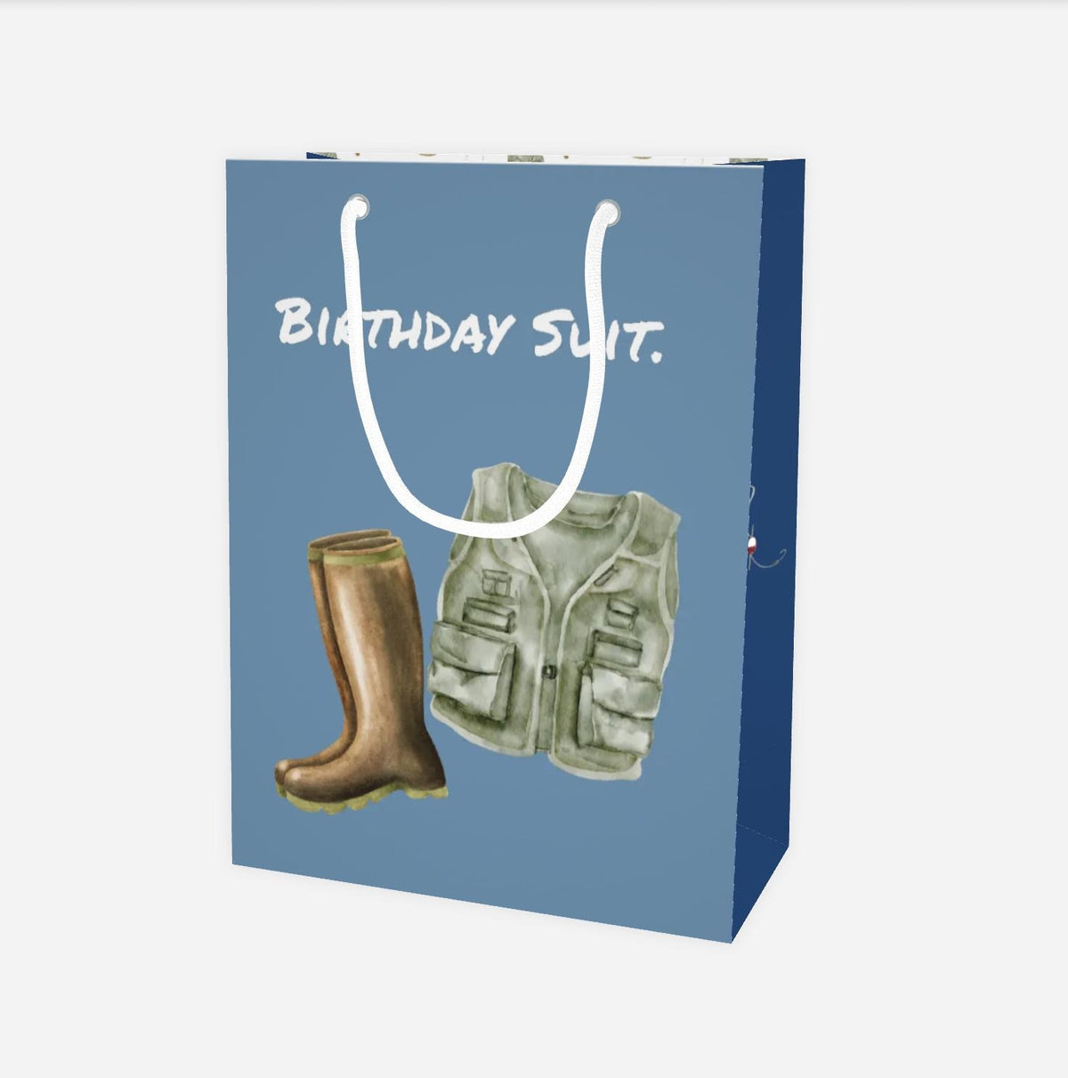 Fishing Enthusiast Birthday Gift Bag for Men