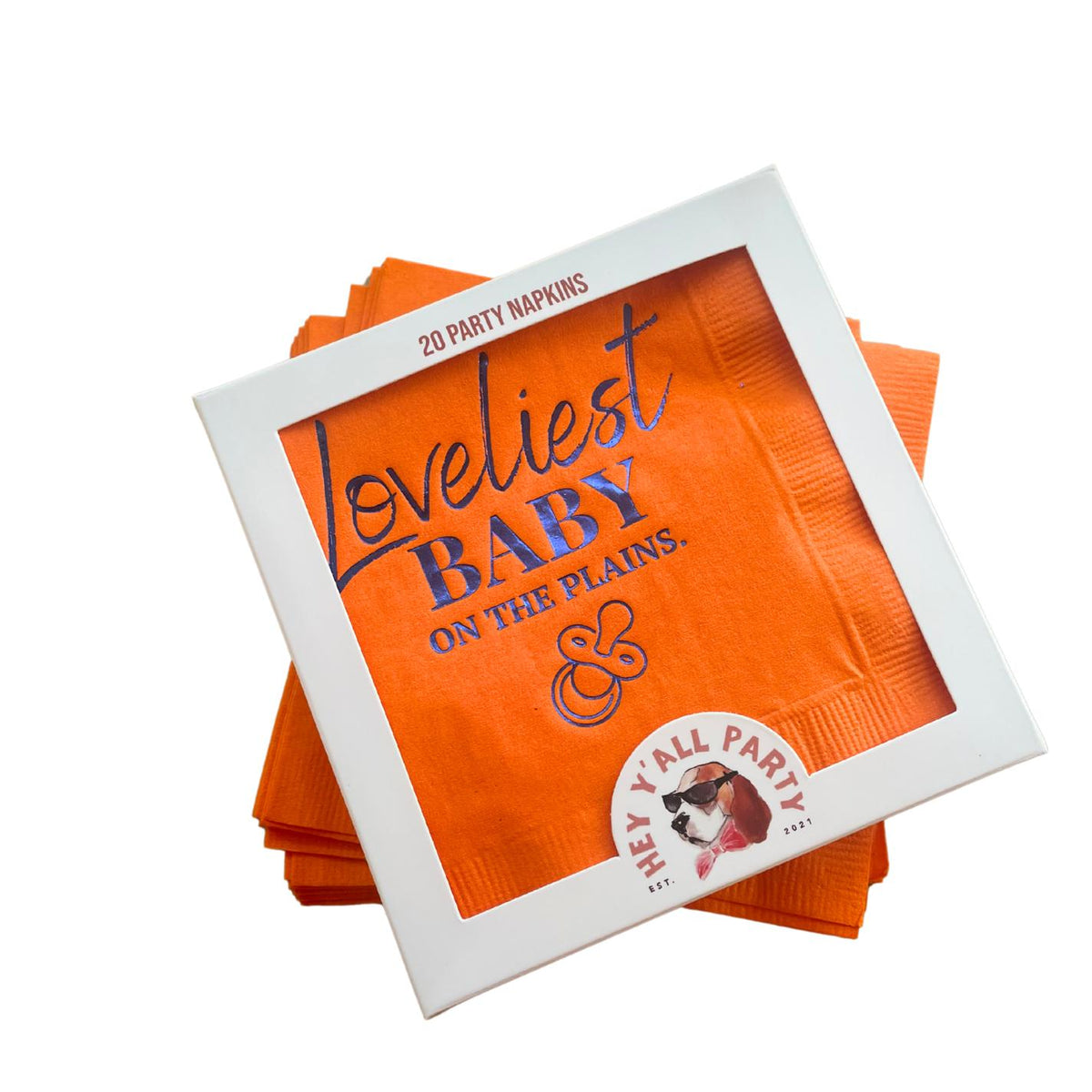 Loveliest Baby on the Plains Napkins