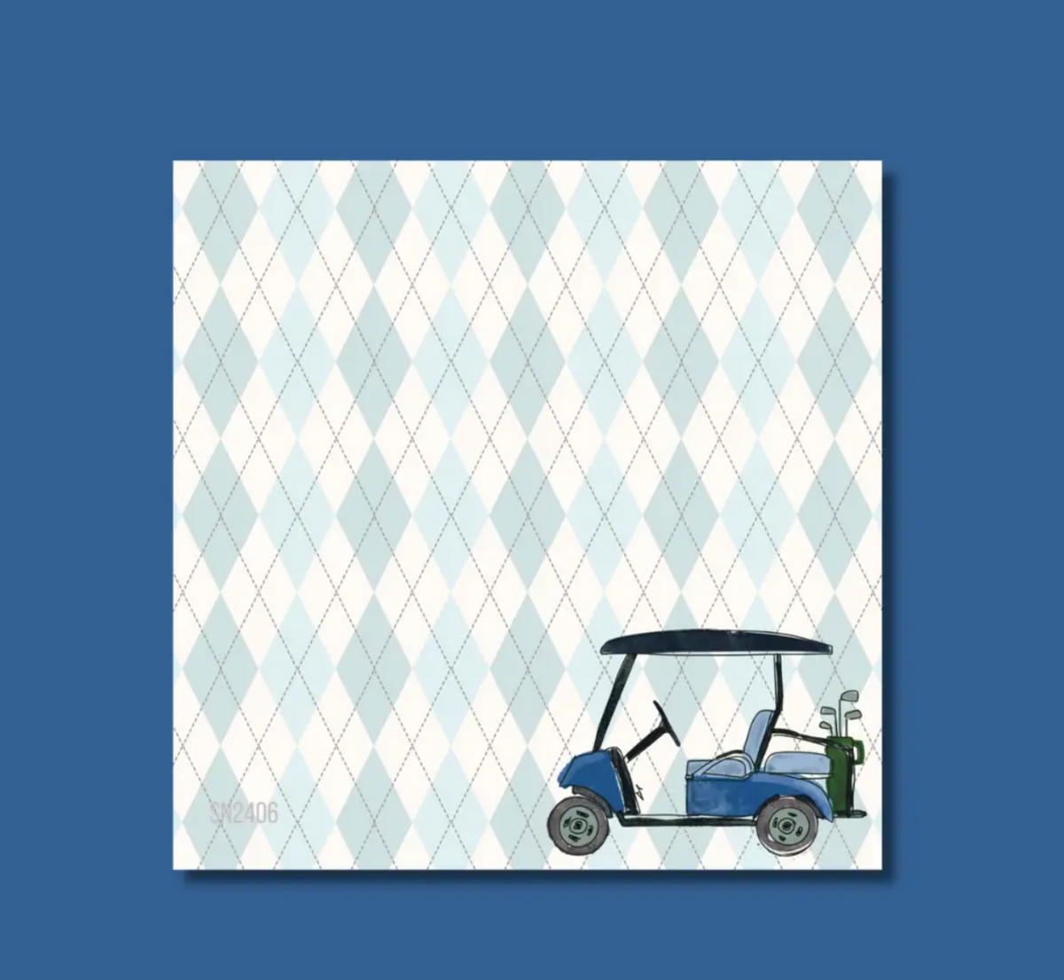 Golf Cart Sticky Notes